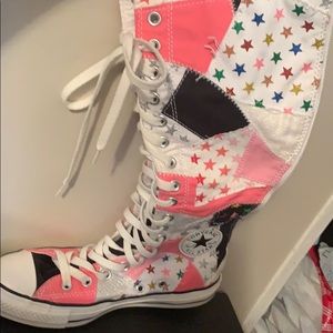 Knee high converse